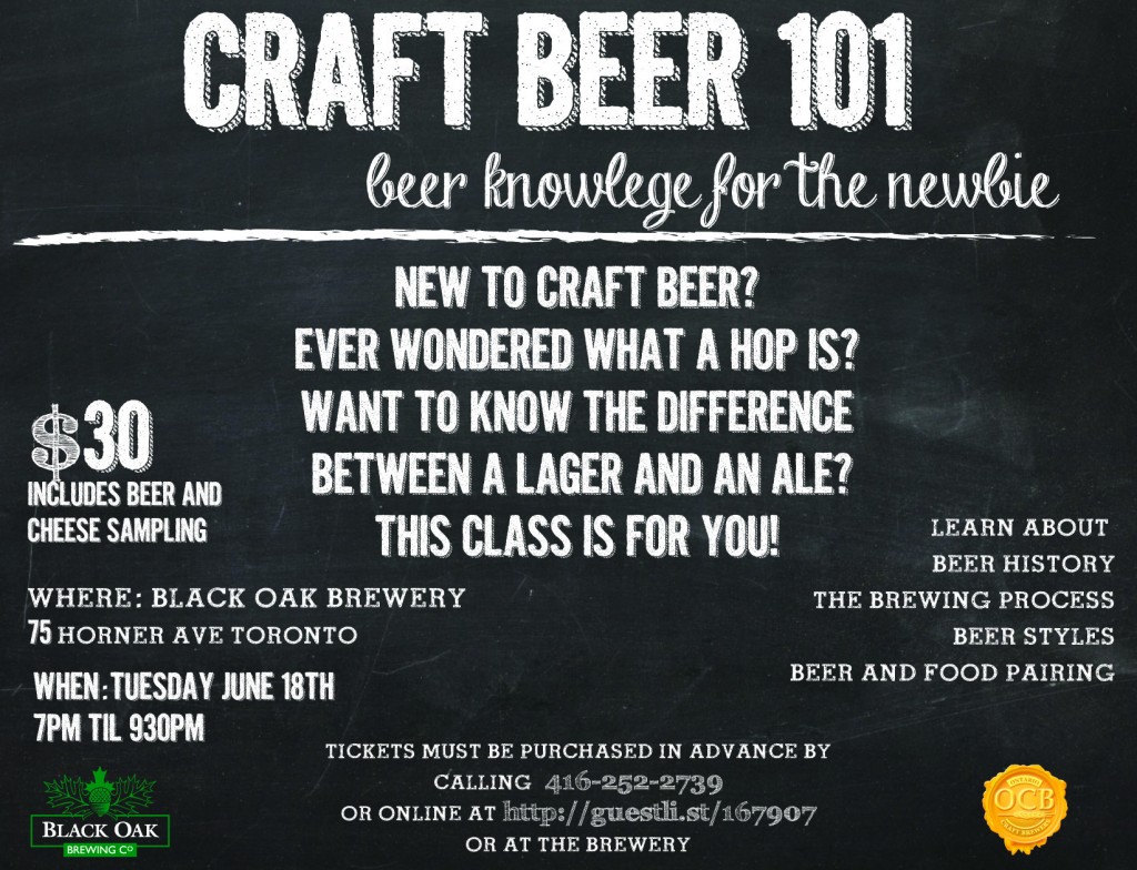 Craft Beer 101